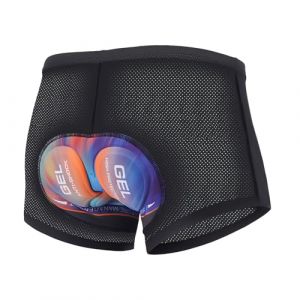 23GUANYI Short Cycliste Homme, Short VTT Homme Rembourré, Shorts Cuissard Velo Court avec Peau de Chamois élastique 9D Gel, Respirant Séchage Rapide Résistant Aux Chocs Cuissard Cycliste (L, Noir) (XINCHAO LLC, neuf)