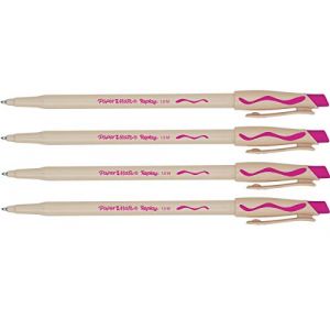 Papermate Replay Lot de 4 stylos effa&ccedil;ables Rose fuchsia 1 mm (BigWhiteRabbit, neuf)