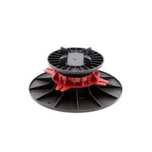 Lot de 15 Plots de Terrasse R&eacute;glables 60-90 mm + 15 Cales Amortissantes en Caoutchouc I Id&eacute;al pour Terrasses en Dalles ou Lambourdes, Sol, Pierre & Carrelage (OBM Materiel, neuf)