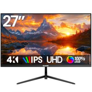 Gawfolk Moniteur 4K IPS 27 Pouces 60 Hz, &eacute;cran PC UHD 3840 x 2160p &Eacute;cran d'ordinateur sans Cadre pour Bureau &agrave; Domicile, DP, HDMI, VESA 75 * 75 mm (Gawfolk Direct, neuf)
