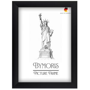 Cadre photo en bois noir mat 20 x 60 cm Taille de l'image | Tailles s&eacute;lectionnables | Cadres pour affiches, cadres photo, cadres puzzle, sur mesure | Pour les photos, les collages (ByMoris, neuf)