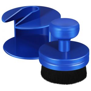 G&eacute;n&eacute;rique Brosse Applicatrice pour Lustrage de Pneus Poils Noirs Souples Ergonomique Bleu Brosse Multifonction Compacte pour Nettoyage et pour Jantes et Camping-Cars (CLACKUI, neuf)