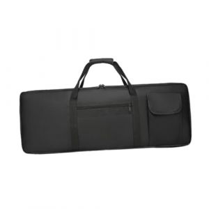 TTETTZ &Eacute;tui pour Piano &eacute;lectrique, Sac de Transport pour Clavier &agrave; 61 Touches, Sac &agrave; Dos En Tissu Oxford, &eacute;tui de Transport pour Studio de Musique Scolaire E, M (HONGYin, neuf)