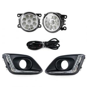 ONETREND Voiture Antibrouillard Avant Pour Suzuki Pour Swift 2014-2016 LED DRL Conduite Diurne Avant Feux Brouillard(One set) (xueheUKshop, neuf)