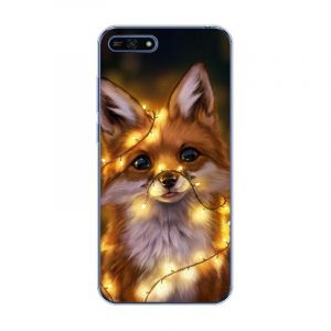 KARTXITAI Coque Compatible avec Huawei Honor 7A/Y6 2018,Housse &Eacute;tui de Protection en Ultra Transparente Silicone en Gel TPU Souple Case Cover Shock-Absorption-Renard Rouge (KARTXITAI, neuf)