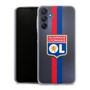 DeinDesign Coque Slim Compatible avec Samsung Galaxy A15 Etui Silicone Ultra Fine Coque en Silicone Ultra Fine Olympique Lyonnais Logo Articles pour Fans (DeinDesign - GmbH, neuf)