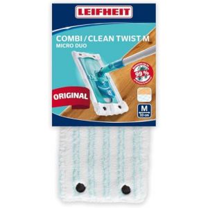 Leifheit Lot de 3 Housses Clean Twist/Combi M Micro Duo, Housse de Rechange en Microfibres pour Balai &agrave; Plat Combi, Housse absorbante pour Balai serpill&egrave;re (avantrado.shop, neuf)