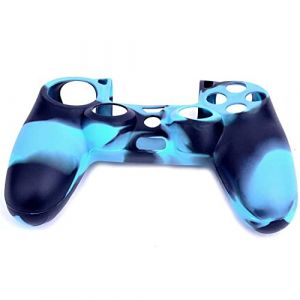 OSTENT Gel de Protection en Silicone Housse Etui Souple Pochette Compatible pour Sony PS4 Manette sans Fil - Couleur Bleu (OSTENT, neuf)