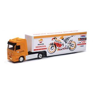 Camion de collection 1/43&deg; Mercedes Benz Actros Repsol Honda 2017 (HTC Equipements, neuf)