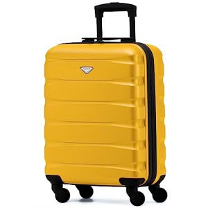 Flight Knight Bagage Cabine Leger a 4 Roues en ABS Approuve par Plus De 30 Compagnies Aeriennes, Dont Air France, easyJet et Ryanair (Priority) 55x40x20cm (Prime Brands Group FR, neuf)