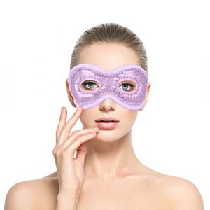 ACWOO Masque Yeux Froid, Masque Des Yeux, Masque Compresse Chaud et Froid, Masque Yeux Réfrigérant en, Soulage la Fatigue Oculaire, Migraine, Gonflement Yeux, Cernes (AOGOE-EU, neuf)