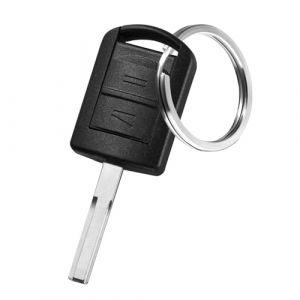 Kesiku 1 Pièces Boitier Clé pour Opel Corsa Meriva Combo Tigra Twintop Télécommande, Coque Clé Opel Corsa, Clef Opel - avec Porte-clé (kesiku, neuf)