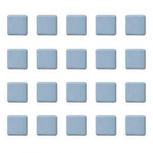 20 Pi&egrave;ces Patins de Meubles, Patins Teflon Auto-adh&eacute;sifs 20x20mm, Patins Glisseurs pour Meubles Lourds, Patin de Chaise Carr&eacute;, Patins pour Chaises et Mobilier Int&eacute;rieur, Protection Sol sans Rayures (BaiDingSheng, neuf)