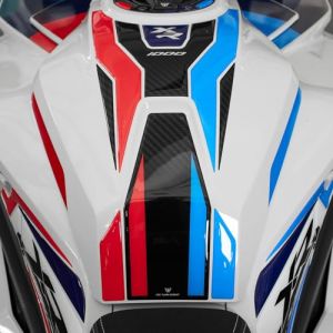 Resin Bike Autocollant Moto Compatibles avec BMW M 1000 XR - S 1000 XR 2020-2025. Protection de Réservoir Moto Contre Les Chocs et Les Éraflures. Autocollant 3D Résinés Made in Italy (ResinBike, neuf)