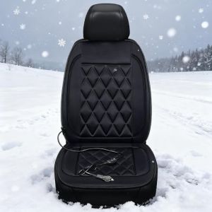 KHDWOB Coussin de Si&egrave;ge Voiture pour Audi A4 Q3 A6 C5 A4 B8 A3 8P Q2 Q5 A1 A3 A5 A6 A7 A8 Q7 Q5L Sq5 RS Q3 A4 B6, Housse Chauffante Rapide pour Conducteur & Passage, Couvre Siege Voiture Avant,A (Secret Dream, neuf)