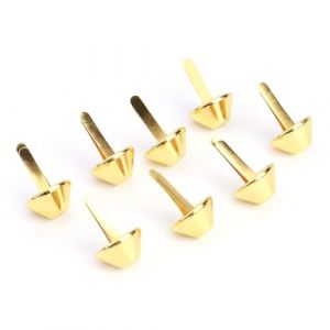 Juroupi &ndash; Sac &agrave; Main en Cuir, 50 Pi&egrave;ces, Pieds Coniques, Clous &agrave; T&ecirc;te de Clou, Fournitures Artisanales en Cuir (15mm) (YUEMEISI, neuf)