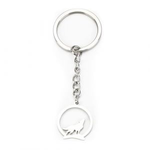 Porte-Cl&eacute;s Unique Avec Pendentif Requin &eacute;l&eacute;gant Pour Femme, Cadeau Pour Petite Amie, Cadeau D'anniversaire, Adapt&eacute; &agrave; Toutes Les Occasions (Loup) (jyyqk, neuf)