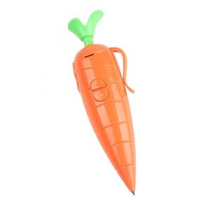 Stylo enregistreur de carotte pour enfants, stylo à bille, convient également comme stylo à bille pour garçons et filles, stylo d'enregistrement des années 20 pour enfants, stylo d'enregistrement, (H.eternal, neuf)