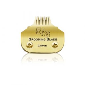 BESTBOMG 5/8 Lame de Rechange pour toilettage de Chiens,Compatible avec Les séries Heiniger/Moser Max45 /Andis/Oster A5 Tondeuse pour Chien,1/32" (0,8mm) Couper Longueur (sodaer555, neuf)