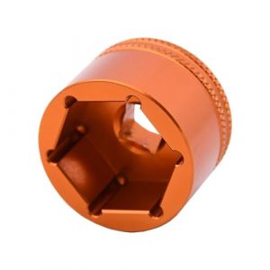 TCHETGIGZC Outil de douille for fourche v&eacute;lo 24 mm, 26, 28, 32, compatible for les fourches Fox Float, 34, 36, 38, 40, compatible for RockShox Suntour Epixon Epicon Douille et cl&eacute;(32mm Orange) (ZZYMSHANGMAOYOUXIANGONGSI, neuf)
