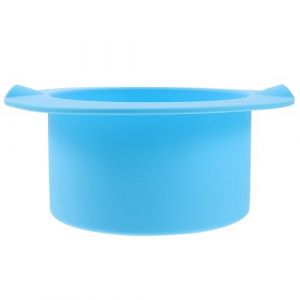Gogogmee Pot Chauffe-Cire en Silicone Antiadh&eacute;sif Bleu, Bol Int&eacute;rieur Compact R&eacute;sistant &agrave; la Chaleur pour &Eacute;pilation Cire Chaude, Outil de Fonte Cire &Eacute;pilatoire Pratique et Solide (Kolding Luo, neuf)