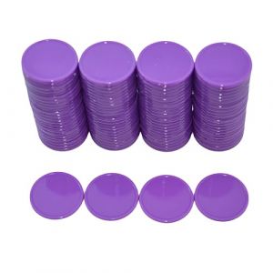 Smartdealspro Mini jetons de poker en plastique opaque avec bo&icirc;te de rangement (Violet, 25 mm) (SuperDealsPro(SmartDealsPro Official Store), neuf)