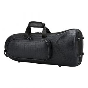 Housse de Rangement pour Trompette Rigide Oxford Léger pour Instrument En Laiton, Crocodile Grain (Milageto-EU, neuf)