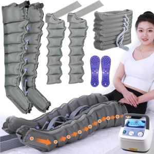 Machine de Pressothérapie pour Jambes Bras Taille, Drainage Lymphatique Corps Complet 8 Cavités, Bottes Pressothérapie XXL, Massage Jambes Lourdes Et Douloureuses (LiSiBianLiDian, neuf)