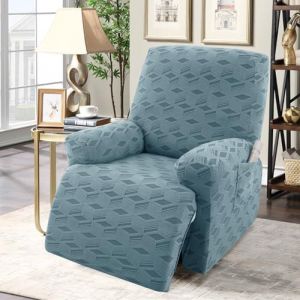 Housse de fauteuil inclinable en jacquard extensible pour fauteuils inclinables 1, 2, 3 places, protection lavable pour meubles Lazyboy, fauteuils électriques et housses de canapé adaptées aux animaux (chaowuuk, neuf)