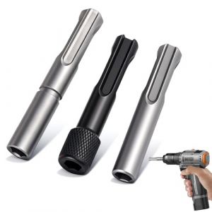 3 Pi&egrave;ces Adaptateur Porte Embout SDS Plus D'outil Rapide Convertisseur Adaptateur Tige Hexagonale Adaptateurs de Mandrin SDS Foret Support Convertisseur Set pour Perceuse &agrave; Percussion (axingyuanrui, neuf)