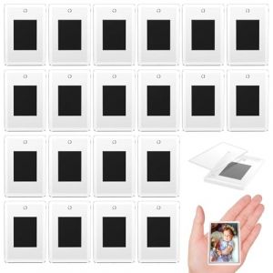 Legpador 20 PCS Cadre Photo Magnetique Aimant&eacute;, Magnet Frigo Personnalisable, Porte Photo Magnetique, Aimant Frigo Personnalisable, Petit Aimant Frigo Photo, pour R&eacute;frig&eacute;rateur et Cadeaux de Famille (ANELY66, neuf)