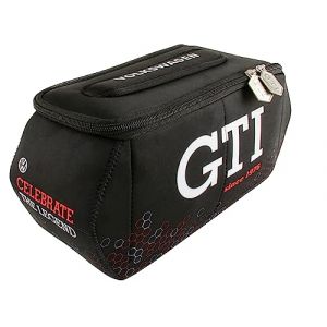 BRISA VW Collection - Trousse de Toilette Universelle en n&eacute;opr&egrave;ne pour cosm&eacute;tiques, Voyage et Pharmacie au Design Golf GTI (Hexagone/Noir/Petit) (BRISA Entertainment GmbH, neuf)