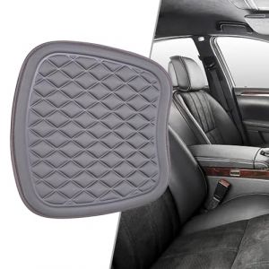 ZYNCUE Coussin de siège de voiture ergonomique en mousse à mémoire de forme, design antidérapant pour une assise prolongée (gris) (Mirasty, neuf)