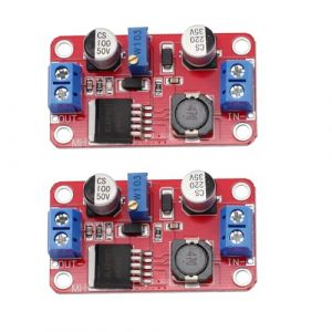 Heevhas XL6019 5A DC &agrave; DC Convertisseur boost Ajustable R&eacute;gulateur de tension Modules de puissance Module de suralimentation Module convertisseur 5V 6V 12V 24V 3-35V &agrave; 5-40V (2 pi&egrave;ces) (HuaYiFan, neuf)