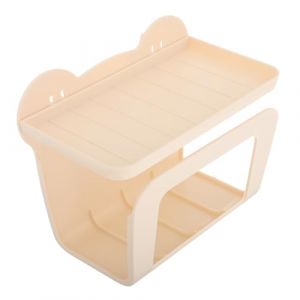 Beaupretty Boîte De Rangement Murale Porte-papier De Cuisine Distributeur De Lingettes Mural Porte Papier Toilette Salle De Bain Support De Lingettes De Toilette Beige Plastique (kiLIHK, neuf)