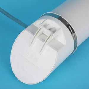 Clapet anti-retour pour tuyau de vidange - Bouchon de tuyau d'eau de pluie - Pour canalisations extérieures et balcons et jardins - Différents systèmes de drainage au sol (160 mm) (Oceanialend, neuf)