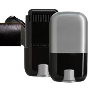 Peigne de coloration portable, waterproof et longue tenue, facile à appliquer, couvre efficacement les cheveux blancs, peigne de retouche 2 en 1, coloration noire (褚博纹商贸, neuf)