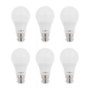 GRV B22 5W SMD LED AC12V / DC12V-24V Ampoule de remplacement &agrave; incandescence 40W pour syst&egrave;me solaire, VR, camping-car, bateau, int&eacute;rieur basse tension blanc chaud Lot de 6 (&eacute;clairage non domestique) (FRGRV, neuf)