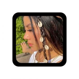 Allereya Vintage Anneaux de Cheveux en Coquillage Anneaux de Cheveux en Or Pinces à Cheveux Conch Braid Anneaux pour cheveux Clips Accessoires pour cheveux pour femmes 5pcs (coquillage doré) (AIIereya, neuf)