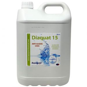 Algicide Anti Algues Piscine, rattrapage Choc Eau Verte │Anti Eau Verte/Trouble, Traitement Anti-algues 1L et 5L │Produit Stop algues et récupération des eaux Troubles (5L) (Js DistriWeb, neuf)