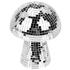 Boule Disco Champignon Miroir, Champignon Scintillant &agrave; Paillettes D&eacute;coration de Boules Disco en Forme de Champignons Disco Pour la D&eacute;coration de la Maison,Boules de No&euml;l, Boule a Facette Deco a Poser (SanMenXiaXiangJingShangMaoYouXianGongSi., neuf)