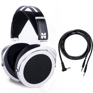 HIFIMAN SUNDARA Casque Hi-Fi avec connecteurs 3,5 mm magn&eacute;tiques planaires avec coussinets mis &agrave; jour Version 2020 (argent) (MUSIC1ST, neuf)