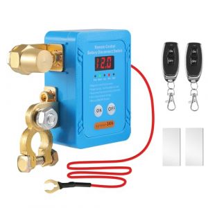 Coupe Circuit Batterie 12V/24V avec 2 T&eacute;l&eacute;commandes, Coupe Batterie 240A avec LED Affichage de la Tension, Interrupteurs de Batterie Automatique pour Voiture, RV, ATV, Camion, Bateau, Moto, Bus (BOFISH LIMITED, neuf)
