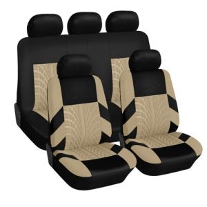 5 Places Universel Voiture Ensembles Housses Si&egrave;ge pour Mazda CX-3 CX-5 CX-30 CX3 CX30 CX5 2015-2022 2023 Housses Siege Avant Arri&egrave;re Auto Accessori,Beige (suiyueheng, neuf)