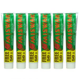 Dabur Miswak dentifrice - Lot de 6 dentifrices 75 g (SorboShop, neuf)