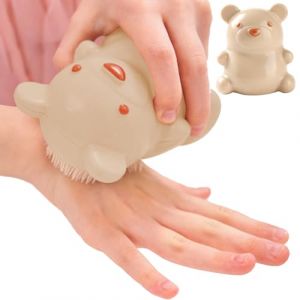 Brosse de nettoyage des ongles à ours - Adorable outil de toilettage de broussailles en forme d'ours | Hands aux poils doux pour les hommes femmes, nettoyage de l'effort de l'effondrement faci (angdle, neuf)
