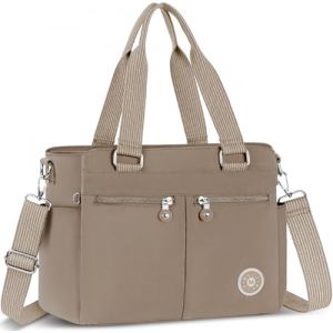 VOBUKE Sac Bandouli&egrave;re Femme Grande Sacs a Main Imperm&eacute;able en Nylon Sacoche avec Multi-Poches et Bandoulieres R&eacute;glable Sac Cabas Messager pour Voyage &Eacute;cole Usage Quotidien (AOCAO, neuf)