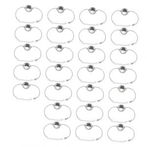 BESPORTBLE 25pi&egrave;ces Lunette Cam&eacute;e Pour Bracelet Avec Cabochon Verre Plateau Pour Bijoux Artisanaux Diy Cr&eacute;ation De Pendentifs (Breeze & Leaves, neuf)