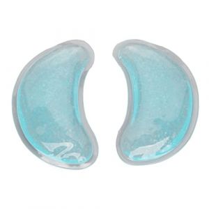 Coussinet pour les Yeux en Gel Glacé, Pack de Gel Glacé Réutilisable pour les Yeux, Compresse Chaude et Froide, pour Fatigue Oculaire, Gonflement, Cernes, Traitement Chaud et Froid pour les Yeux (Xinjier-EU, neuf)