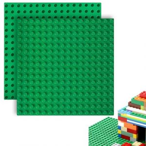 Bogoro 2PCS Plaque de Lego,Plaques de Base,Plaques de Construction Compatibles,Plaque Duplo,Classiques Plaques de Base de Blocs pour Assemblage et Exposition,Jouet de Construction pour Enfants (Bogoro, neuf)